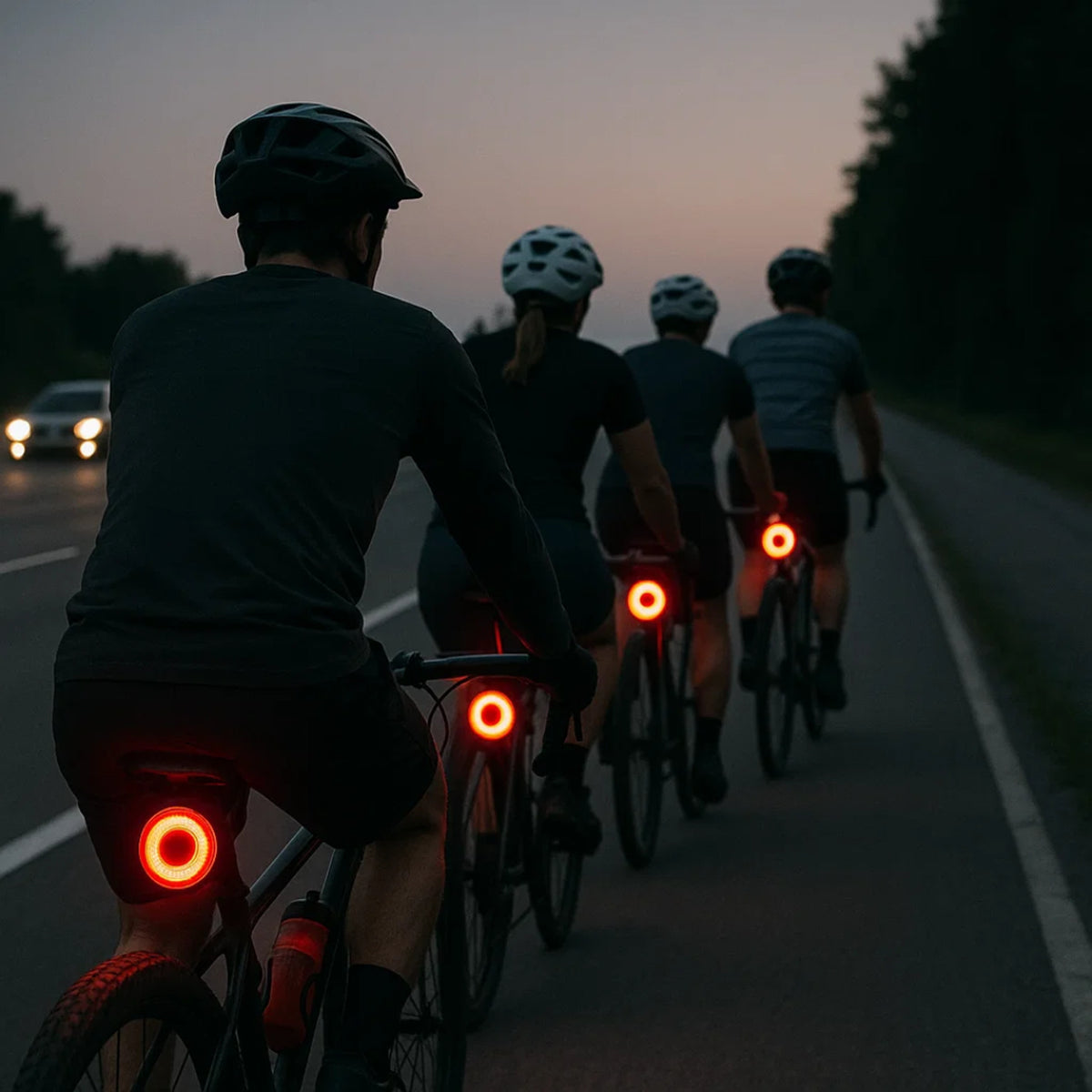 Aluminum Cylindrical Bicycle Rear Light - Image 4