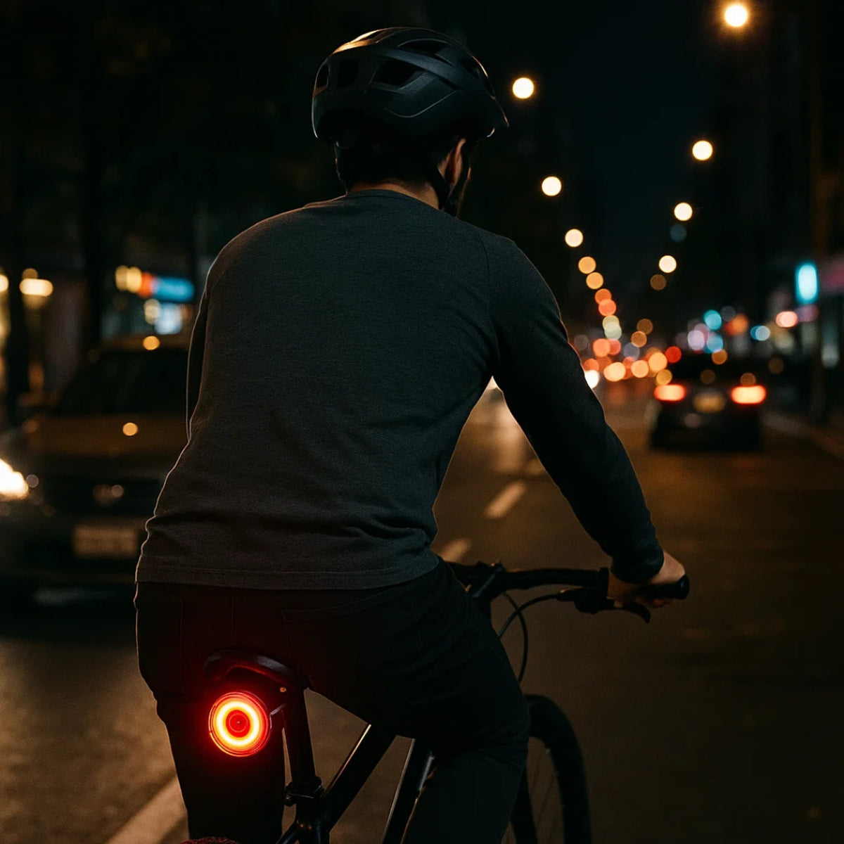 Aluminum Cylindrical Bicycle Rear Light - Image 5