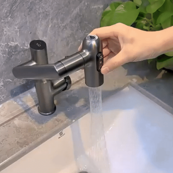 Aquatwist 360° Swiveling Kitchen Faucet With Temperature Display - Image 4