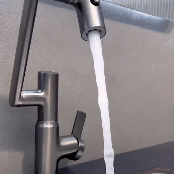 Aquatwist 360° Swiveling Kitchen Faucet With Temperature Display - Image 9