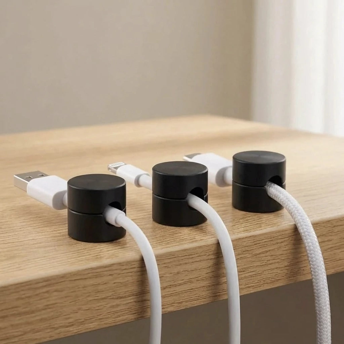 Cable Management Clips Adhesive Metal Cord Holder For Organizing Desk Wires - Image 6