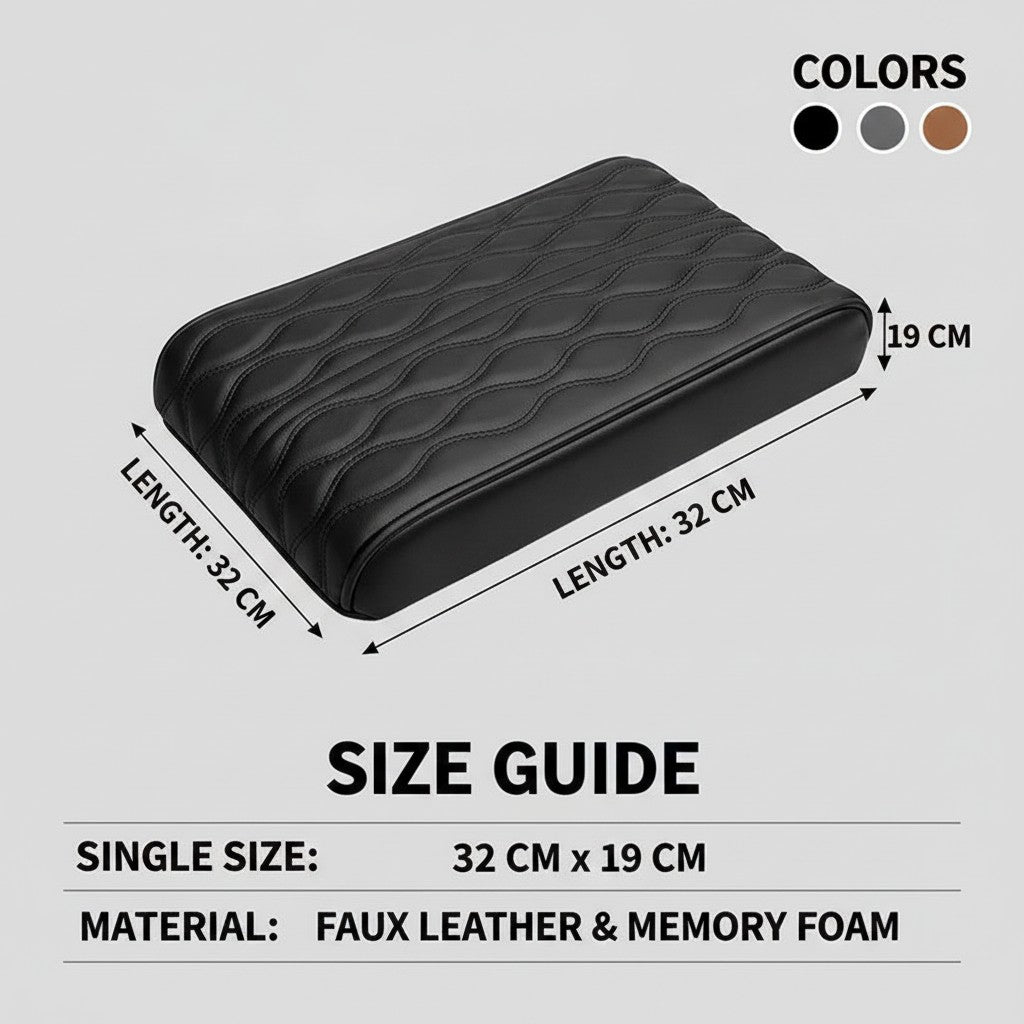 Memory foam comfort voor uw middenconsole