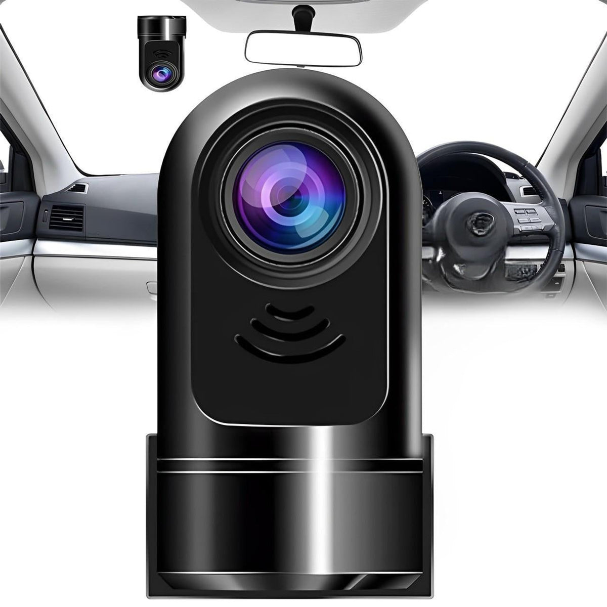 Car Dash Cam Front-Facing Auto Surveillance Camera With Night Vision Recording - Image 1
