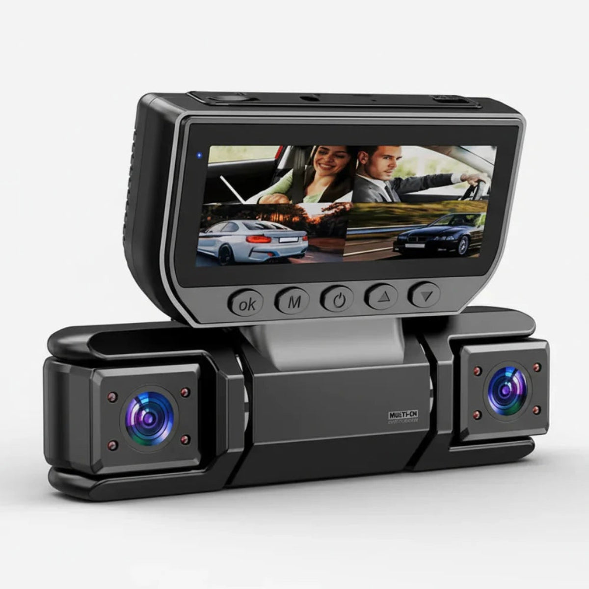 Car Dash Cam Multi-Camera Display Screen With WIFI FHD 1080p Night Vision G-Sensor Loop Recording - Image 1