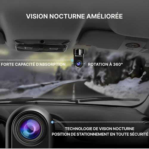 Car Dash Cam With Night Vision And Motion Detection Driving Recorder For Vehicles - Image 3