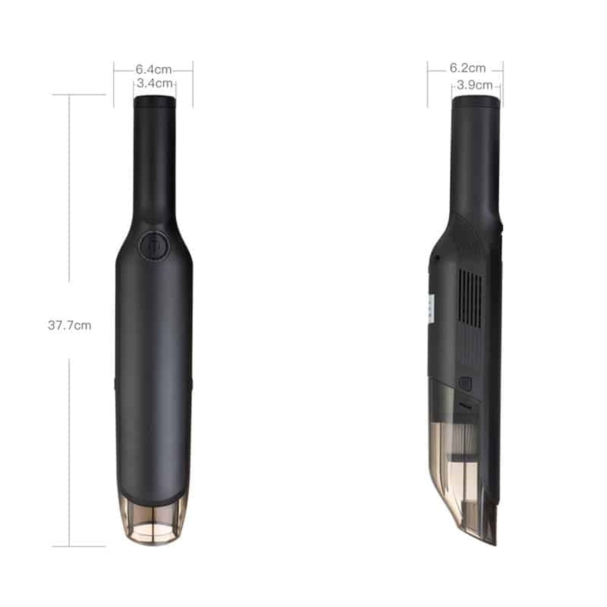 Car Vacuum Cleaner Handheld Cordless Portable Rechargeable With Transparent Dustbin - Image 4