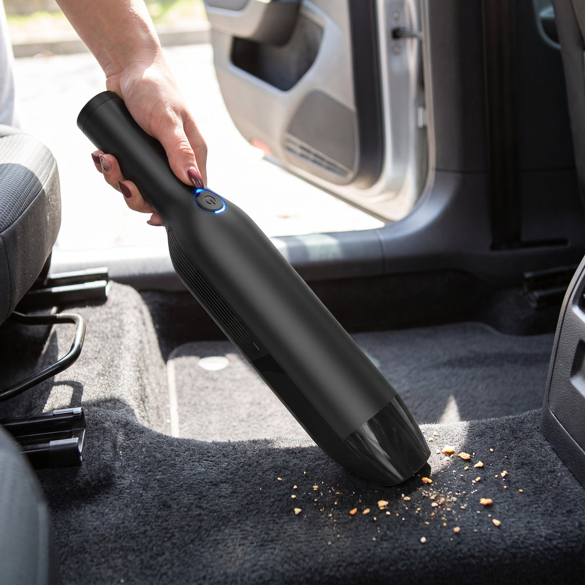 Car Vacuum Cleaner Handheld Cordless Portable Rechargeable With Transparent Dustbin - Image 9