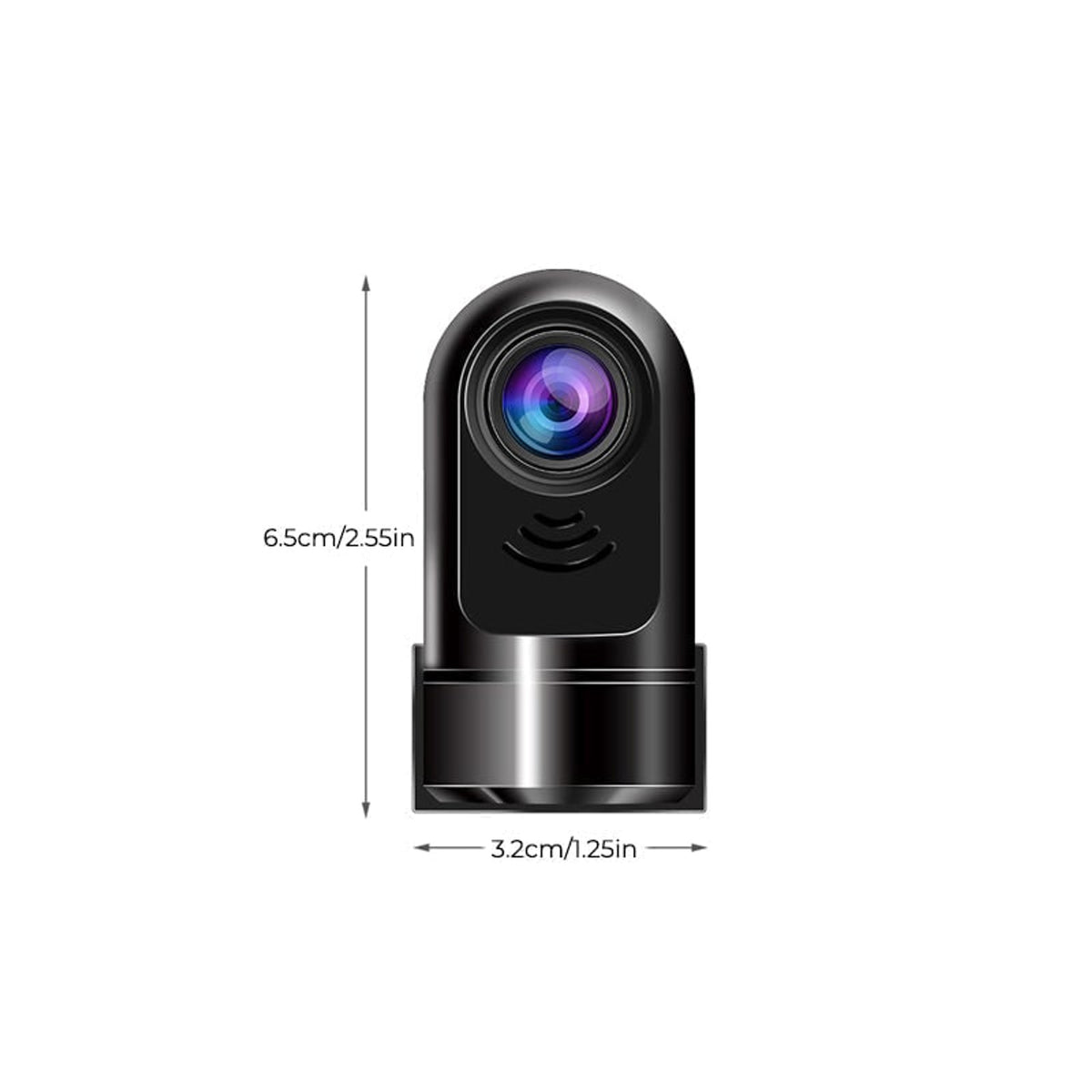 Dash Cam Car Camera 360 Rotation Night Vision Intelligent Early Warning Parking Driving Safety - Image 11