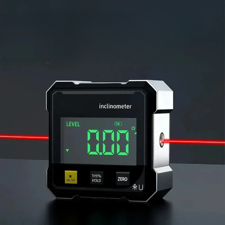 Digital Angle Gauge Inclinometer Laser Level 360 Degree Magnetic Dual Axis - Image 5