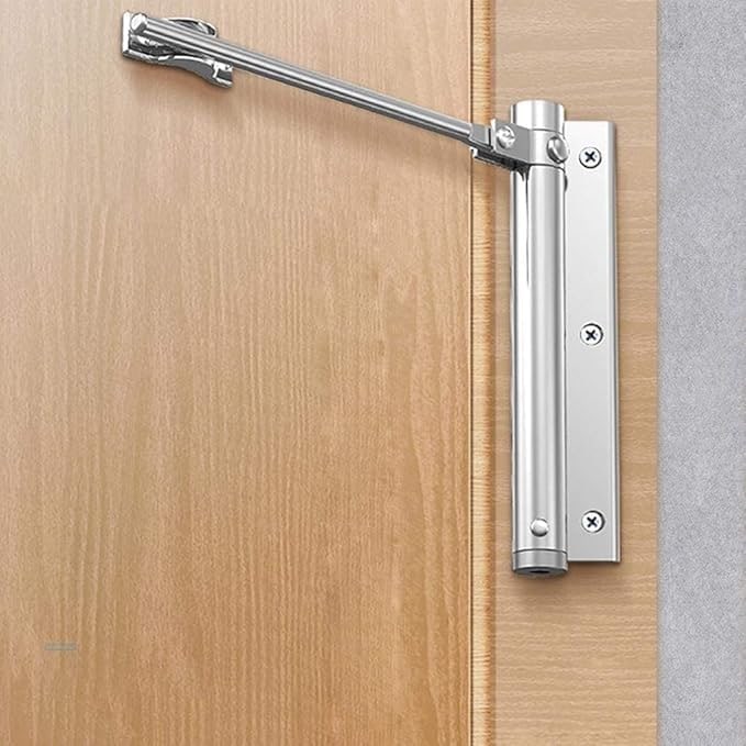 Door Closer Automatic Commercial Surface Mounted Adjustable Arm Stainless Steel - Image 2