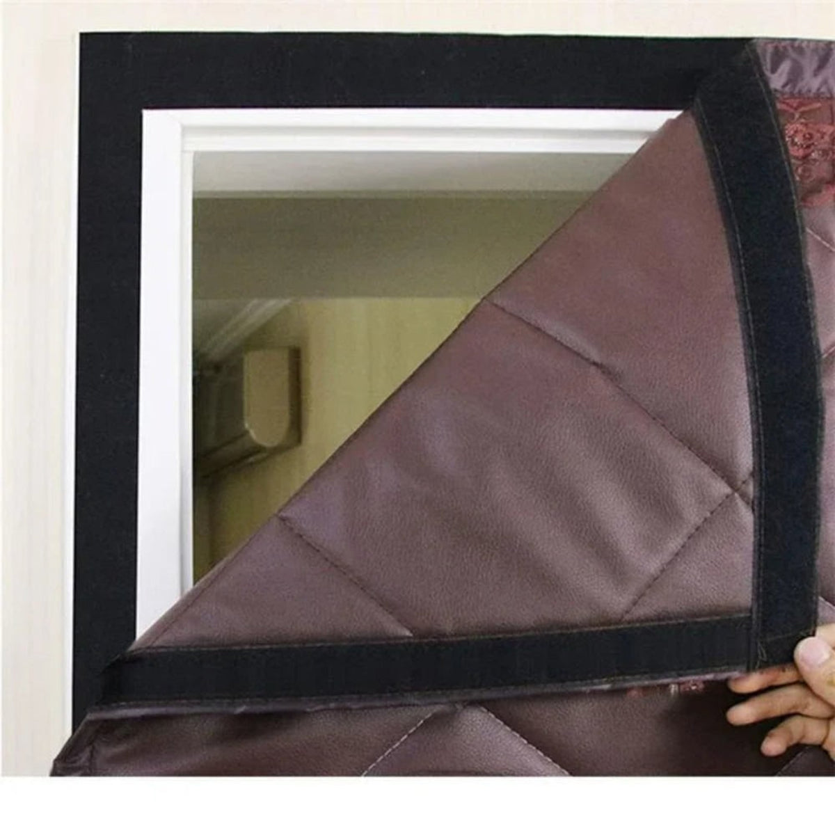 Door Curtain Door Draft Blocker Magnetic Insulated Thermal Curtain Türvorhang Isolierung - Image 5