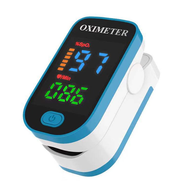 Fingertip Pulse Oximeter Portable Wellness Monitor For Oxygen Levels & Heart Activity With Large Display For Clear Visibility - Image 4