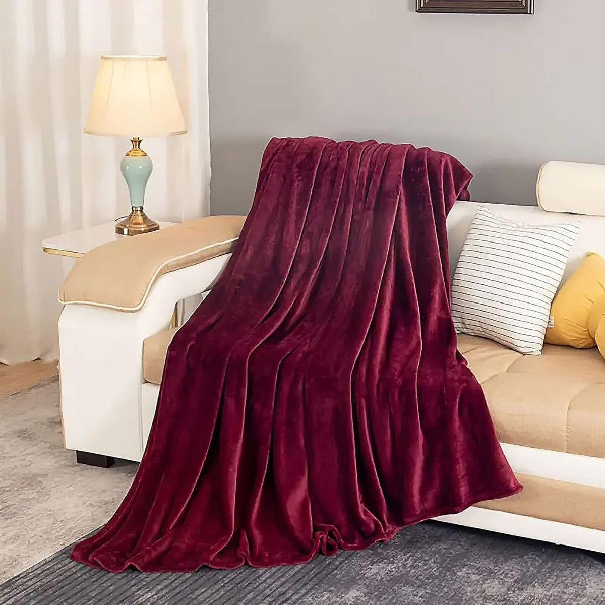 Fleece Throw Blanket Plush Soft Faux Fur - Image 10