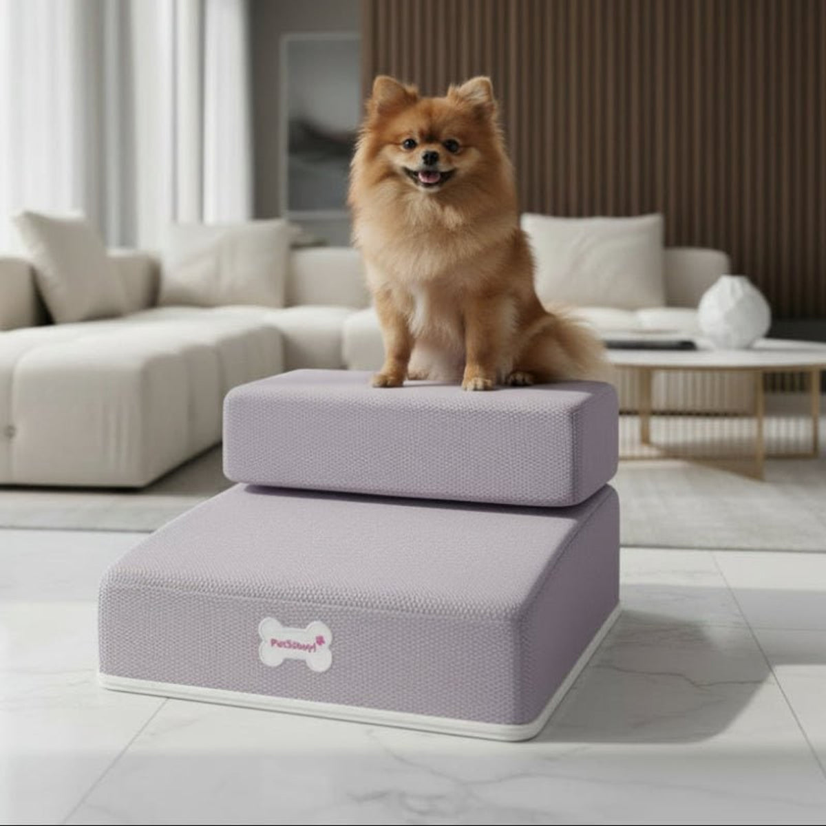 Foam Mesh Fabric Pet Access Steps - Image 2