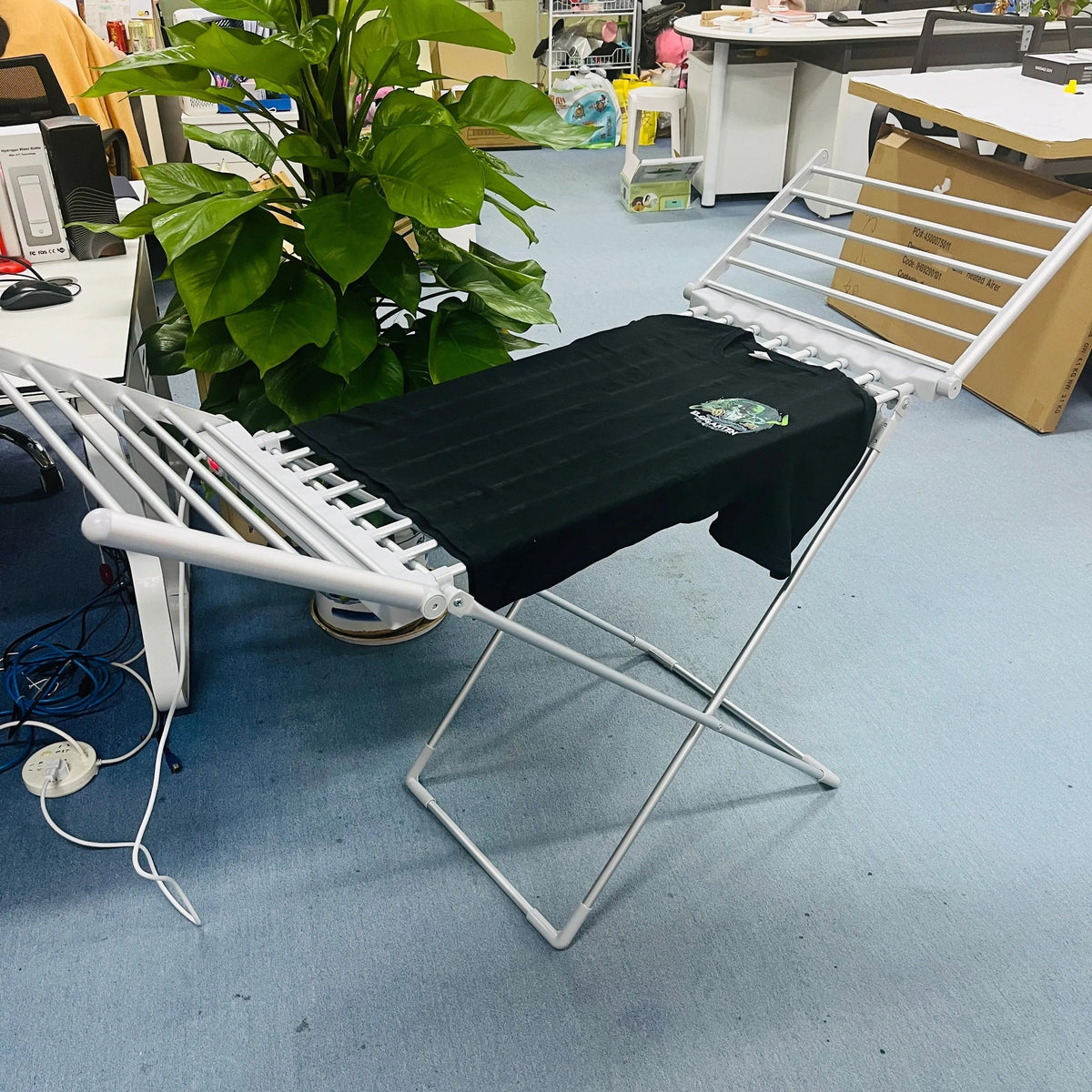 Foldable Electric Clothes Drying Rack With Heated Bars For Energy Efficient Indoor Airer And Powerful 120W Heating - Image 3