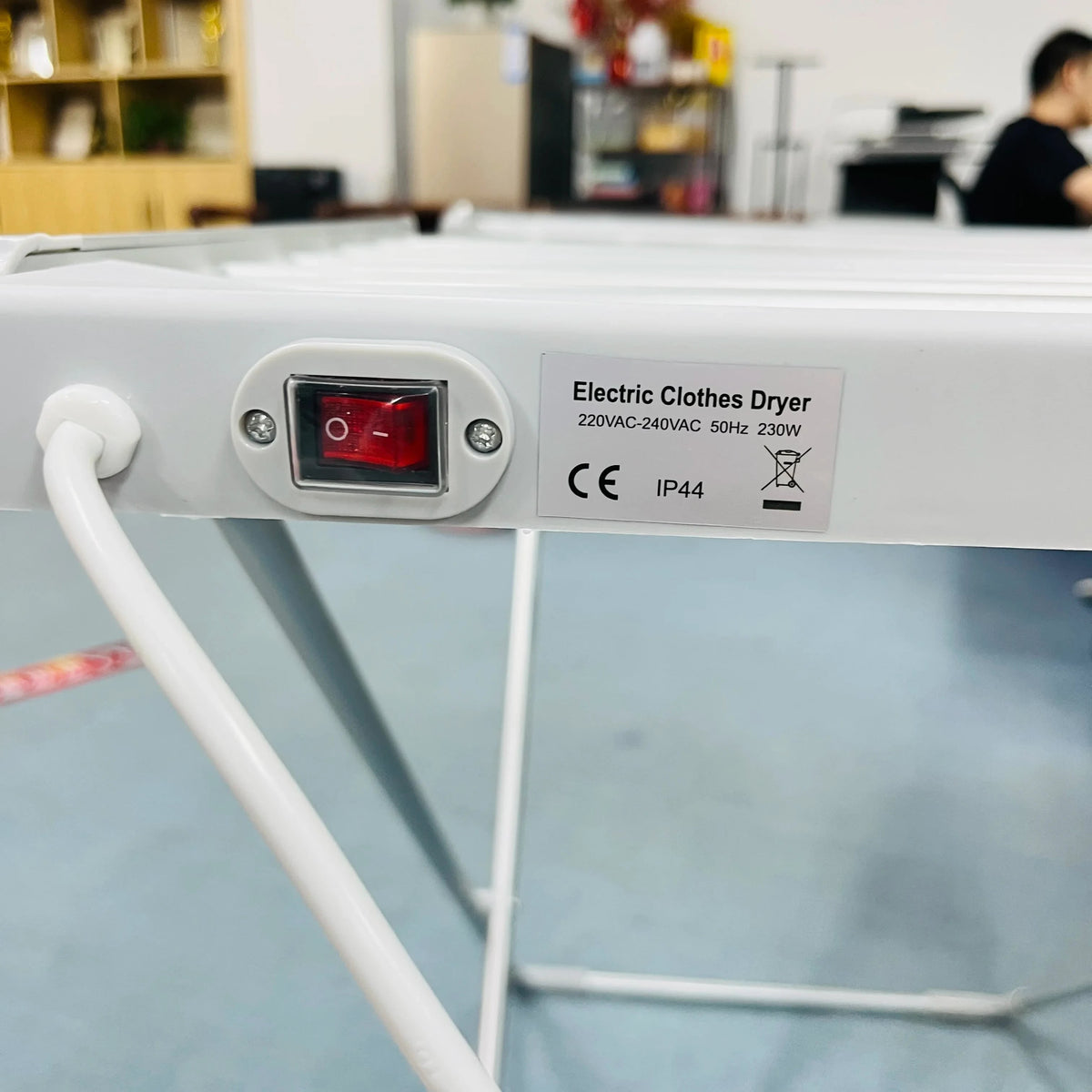 Foldable Electric Clothes Drying Rack With Heated Bars For Energy Efficient Indoor Airer And Powerful 120W Heating - Image 8