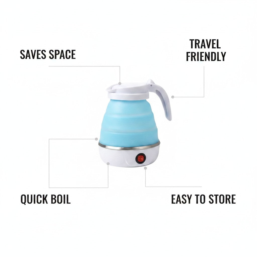 folding electric kettle key benefits and features
