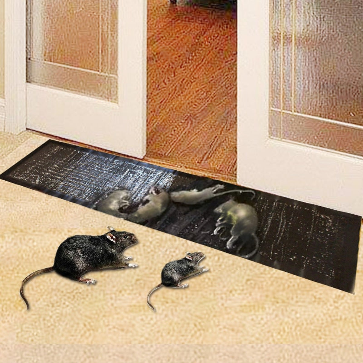 Glue Trap Mouse Rat Rodent Strong Adhesive Sticky Black Mats Pest Control - Image 4