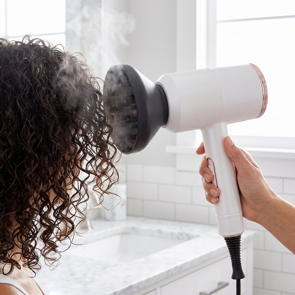 Ergonomic Hair Dryer With Attachments For Unisex - Image 3