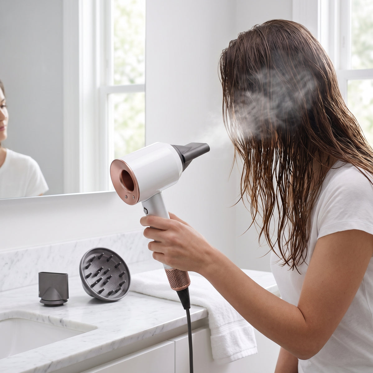 Ergonomic Hair Dryer With Attachments For Unisex - Image 12