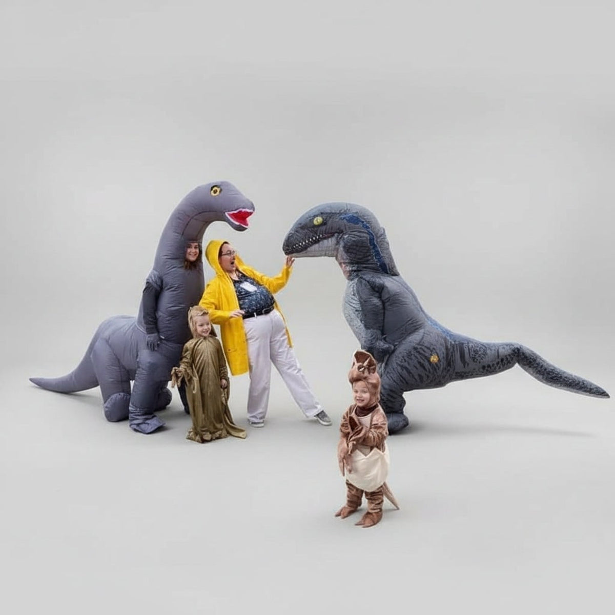Halloween Dinosaur Inflatable Costume With Long Neck And Tail Party Cosplay Suit For Instant Dino Transformation - Image 5