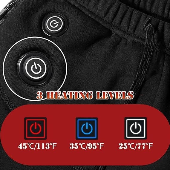 Heated Thermal Pants USB Rechargeable Electric Underwear With Multi-Zone Warmth - Image 2