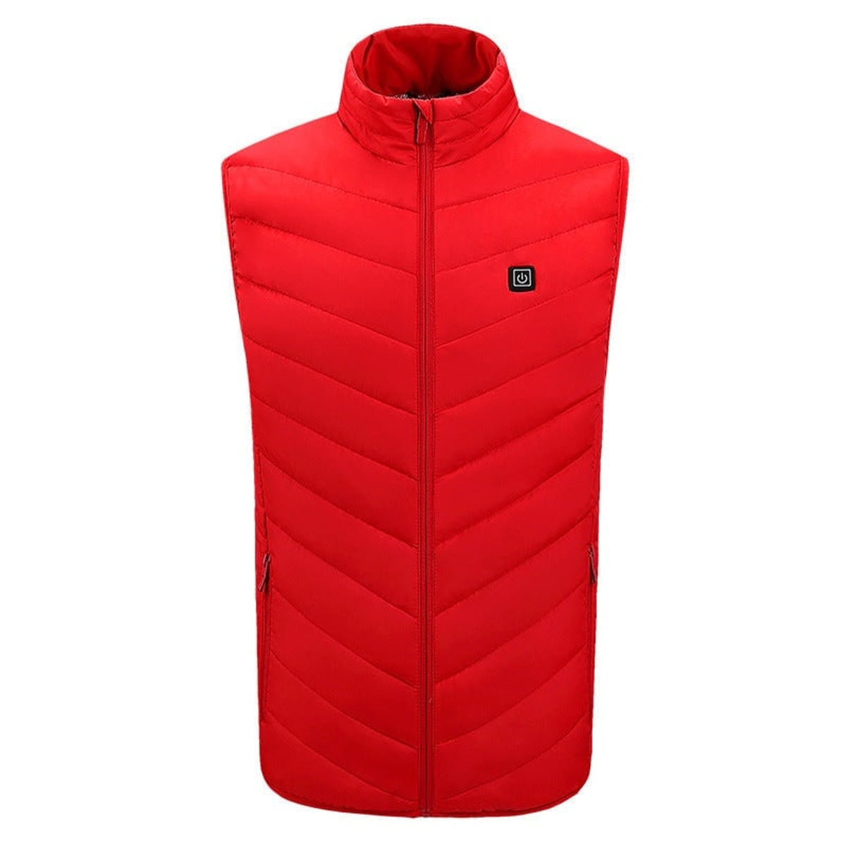 Heated Vest For Men With USB Charging Stand Collar Puffer Sleeveless - Image 7