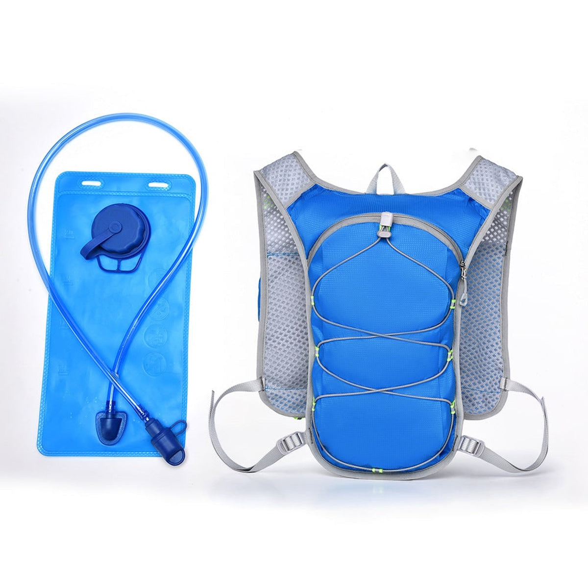 Hydration Vest With Detachable Bladder And Mesh Back Panel For Breathability - Image 14
