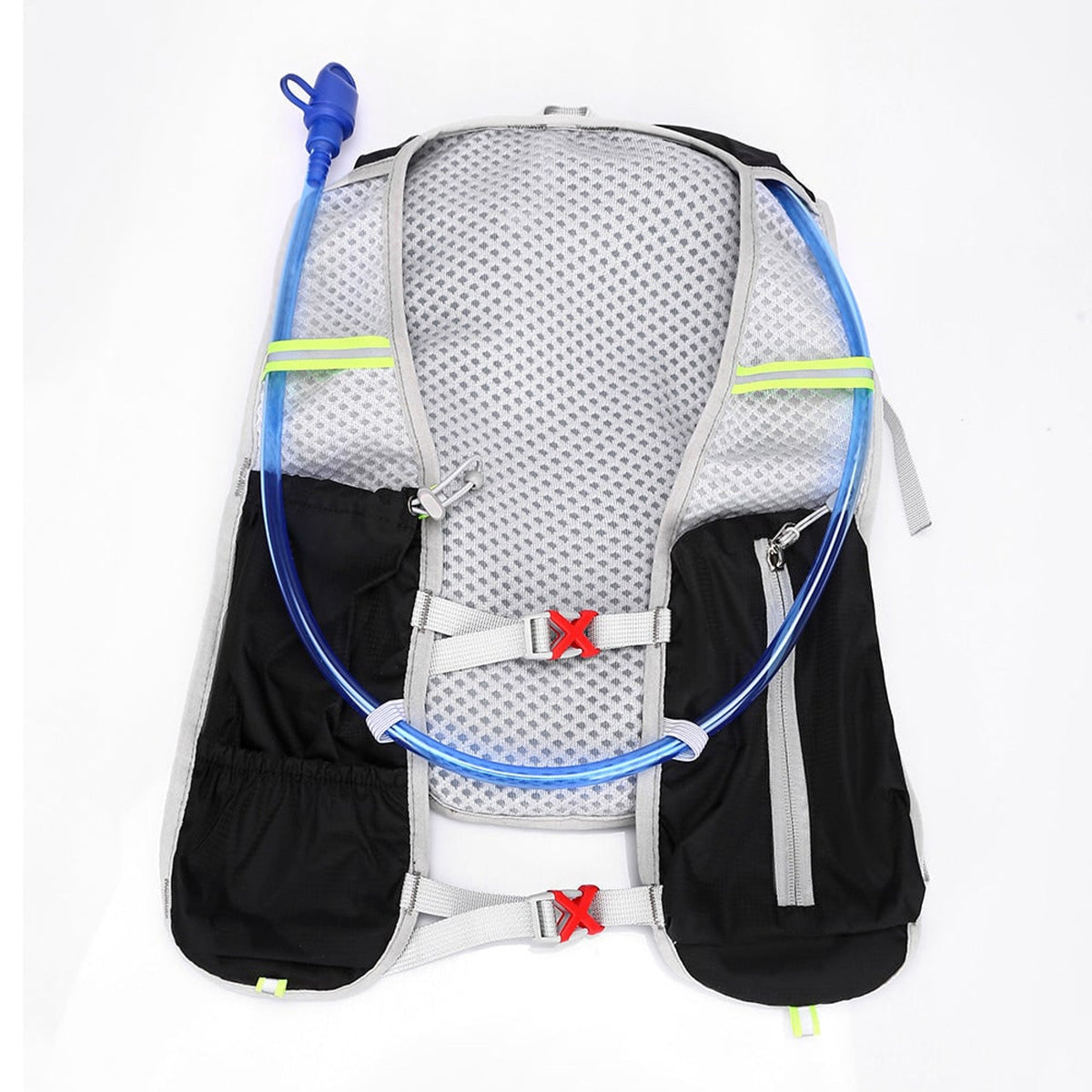 Hydration Vest With Detachable Bladder And Mesh Back Panel For Breathability - Image 3