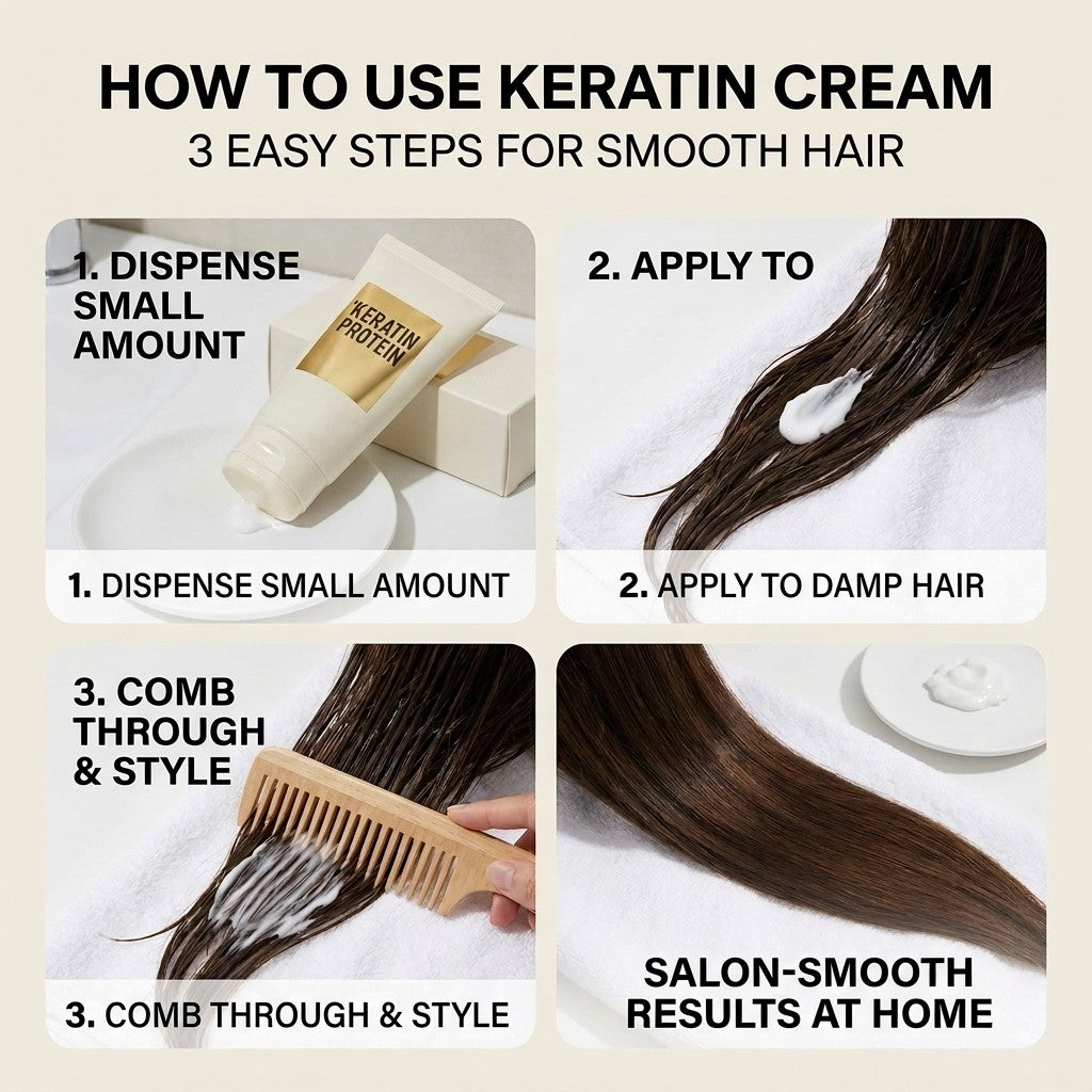 Keratin Hair Treatment Mask, Smoothing Repair for Dry Damaged Hair, Protein Cream for Frizz benefits