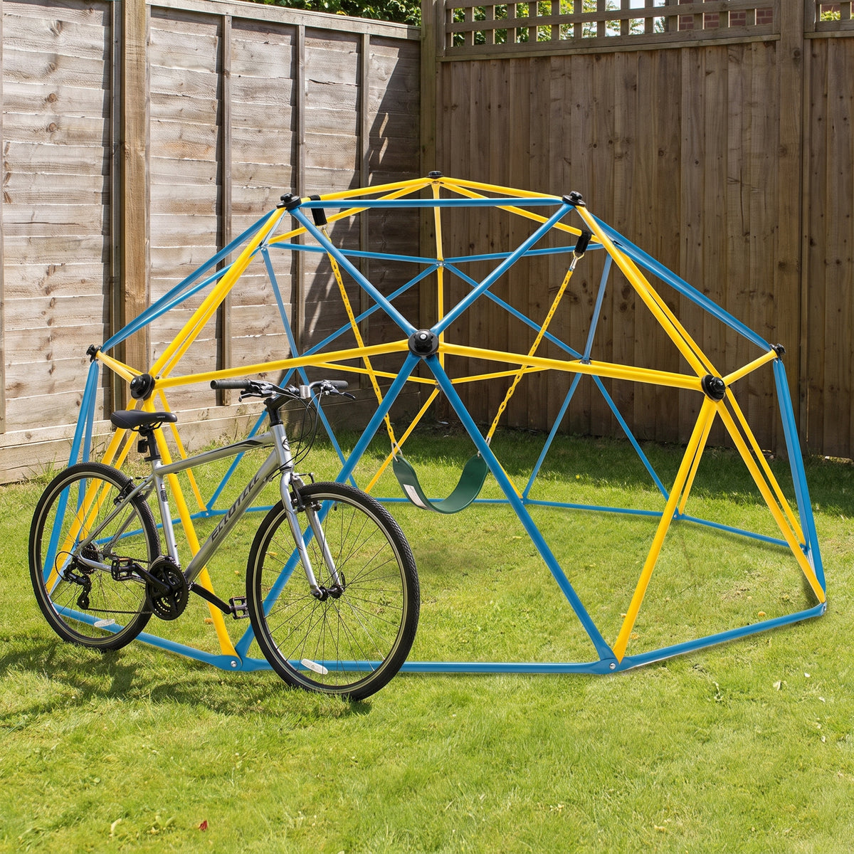 Geometric Dome Climber Climbing Backyard Jungle Gym Swing - scale