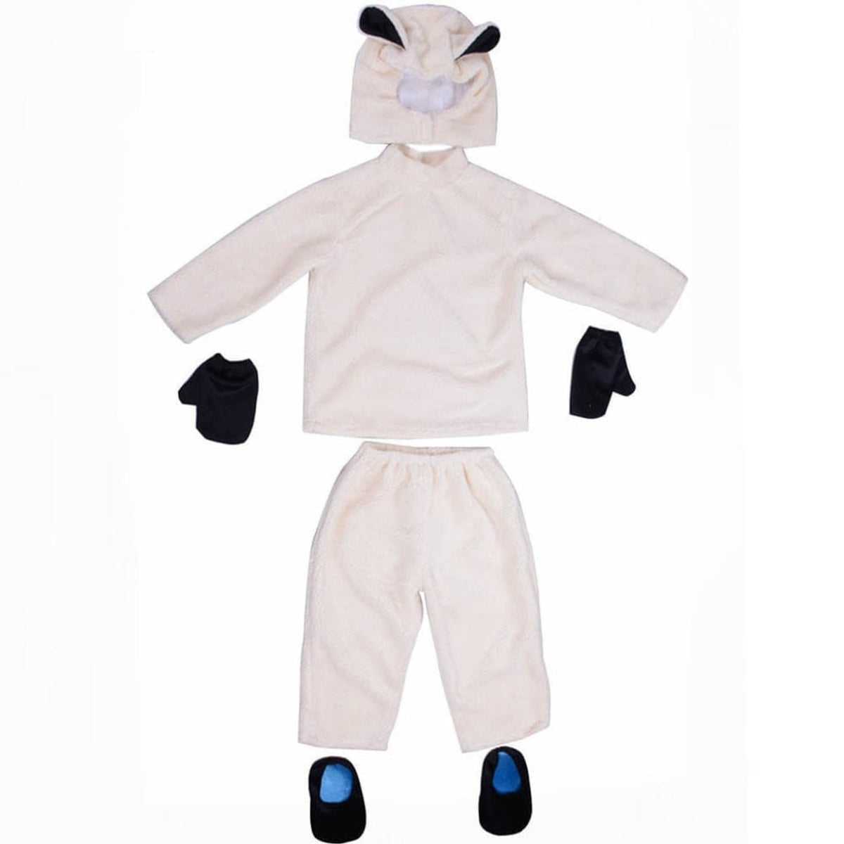 Kids' Halloween Costume Dinosaur Pirate Vampire Animal With Plush Fleece Hood Mittens And Shoe Covers - Image 5