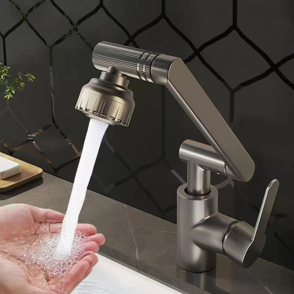 Mechaflow 360 Robotic Arm Faucet With 360° Rotation And Dual Spray Modes - Image 3