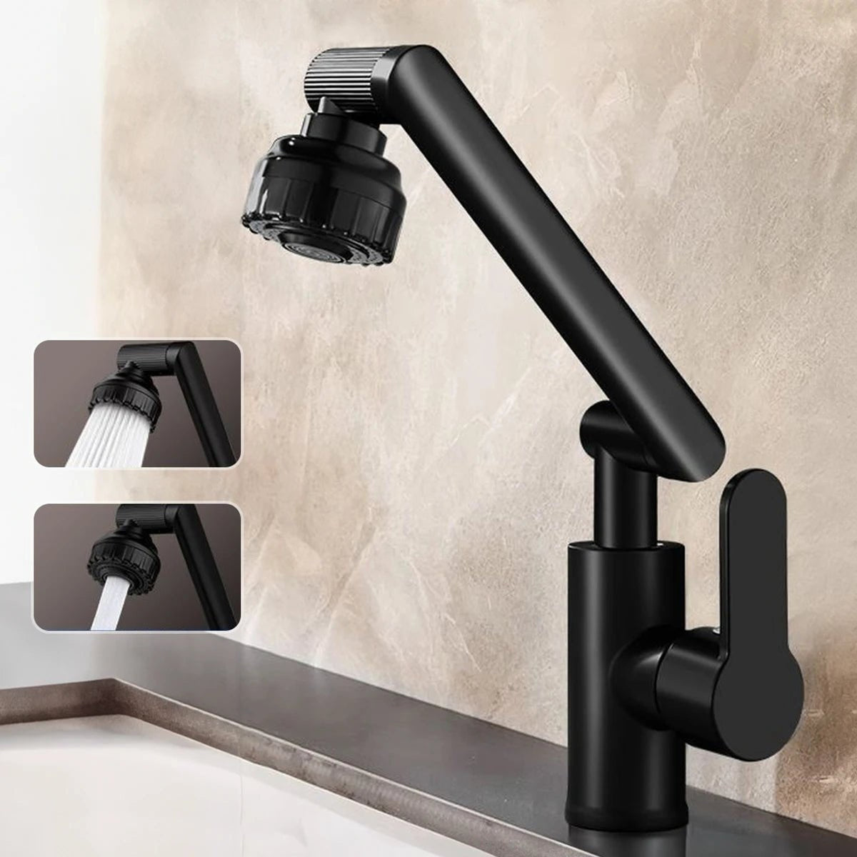 Mechaflow 360 Robotic Arm Faucet With 360° Rotation And Dual Spray Modes - Image 8