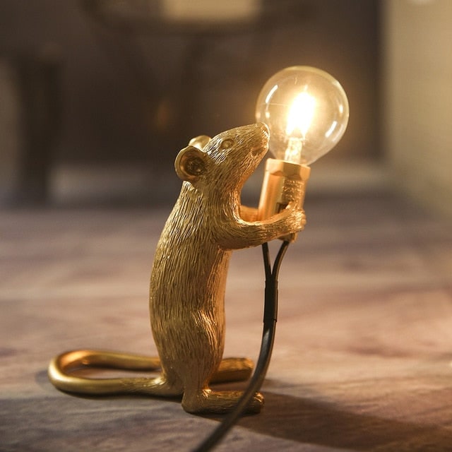 Mouse Lamp Table Resin Animal Figurine Decor 47 Characters This Is Below 70 So We Need Add More Descriptors. - Image 5