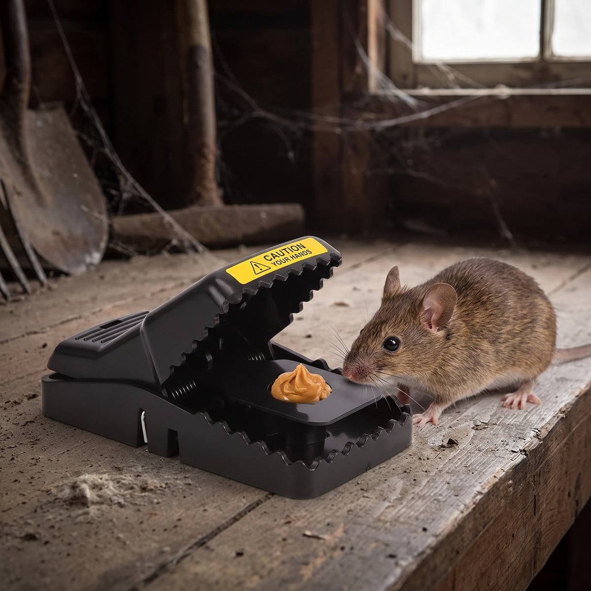 Mouse Trap Rat Rodent Killer Plastic Snap Black Pest Control Indoor Outdoor - Image 10