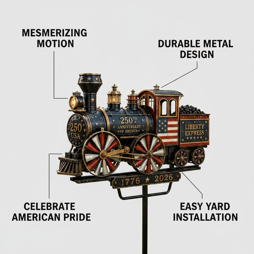 train garden wind spinner key benefits and features
