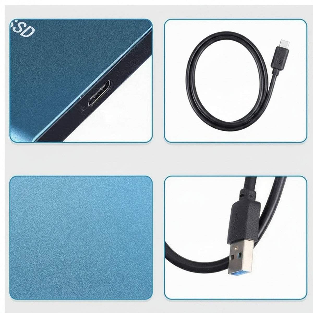 Portable Ssd External Solid State Drive USB C High Capacity Mobile Storage - Image 6