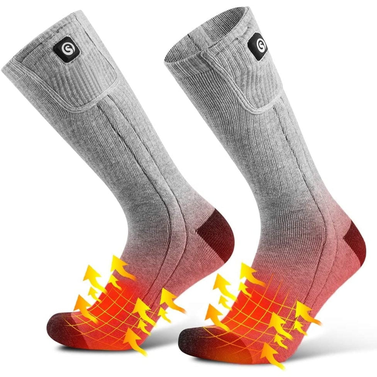 Rechargeable Battery Heated Socks With Moisture Wicking In A Knee High Unisex Design - Image 9
