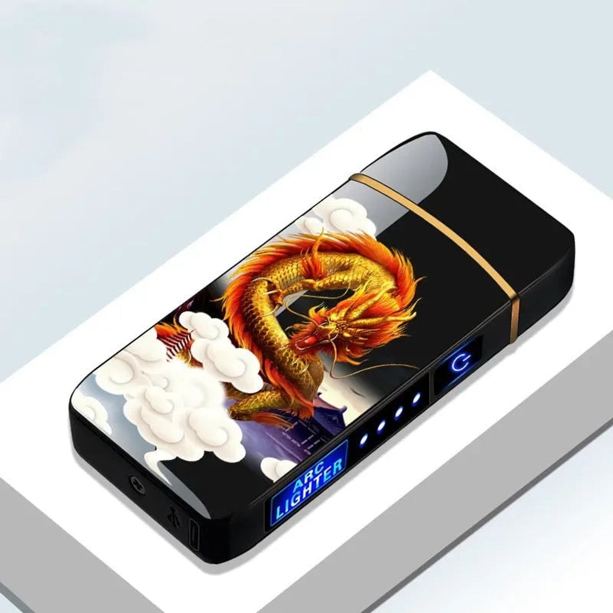 Rechargeable USB Plasma Lighter With Windproof Electronic Metal Design - Image 10