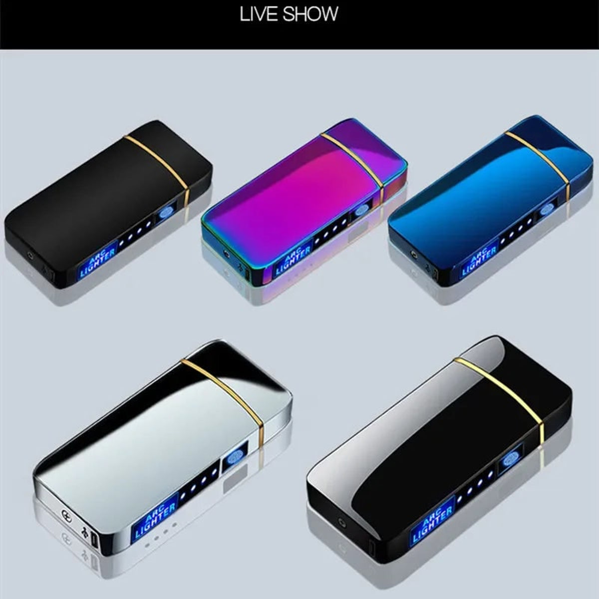 Rechargeable USB Plasma Lighter With Windproof Electronic Metal Design - Image 6