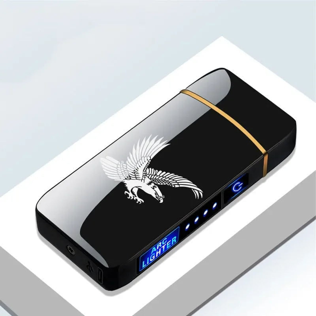 Rechargeable USB Plasma Lighter With Windproof Electronic Metal Design - Image 8