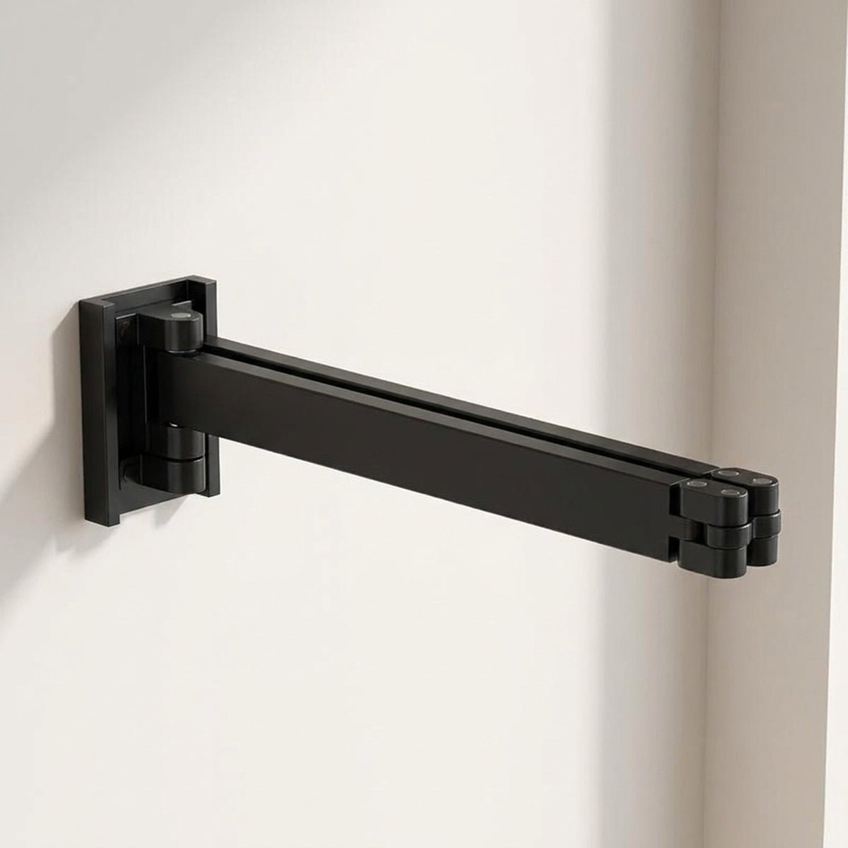 Retractable Drying Rack With Folding Wall-Mount Hanger Extends For Drying Space That Disappears When You're Done - Image 3