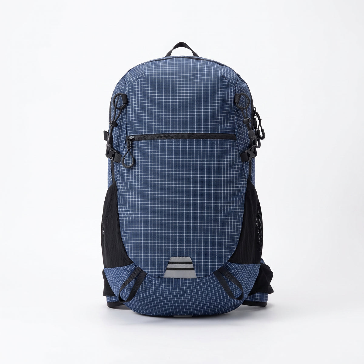 Lightweight Hiking Backpack with Streamlined Daypack and Pattern - Yellow