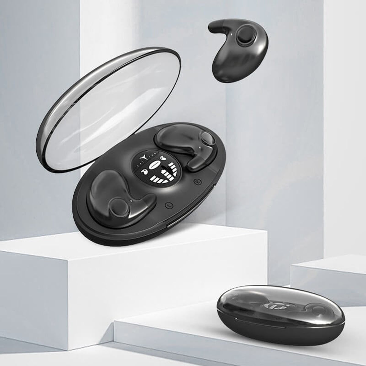 Wireless Bluetooth Earbuds With Active Noise Cancelling Ultra-Thin Sleep Design And 24-Hour Playtime - Image 6