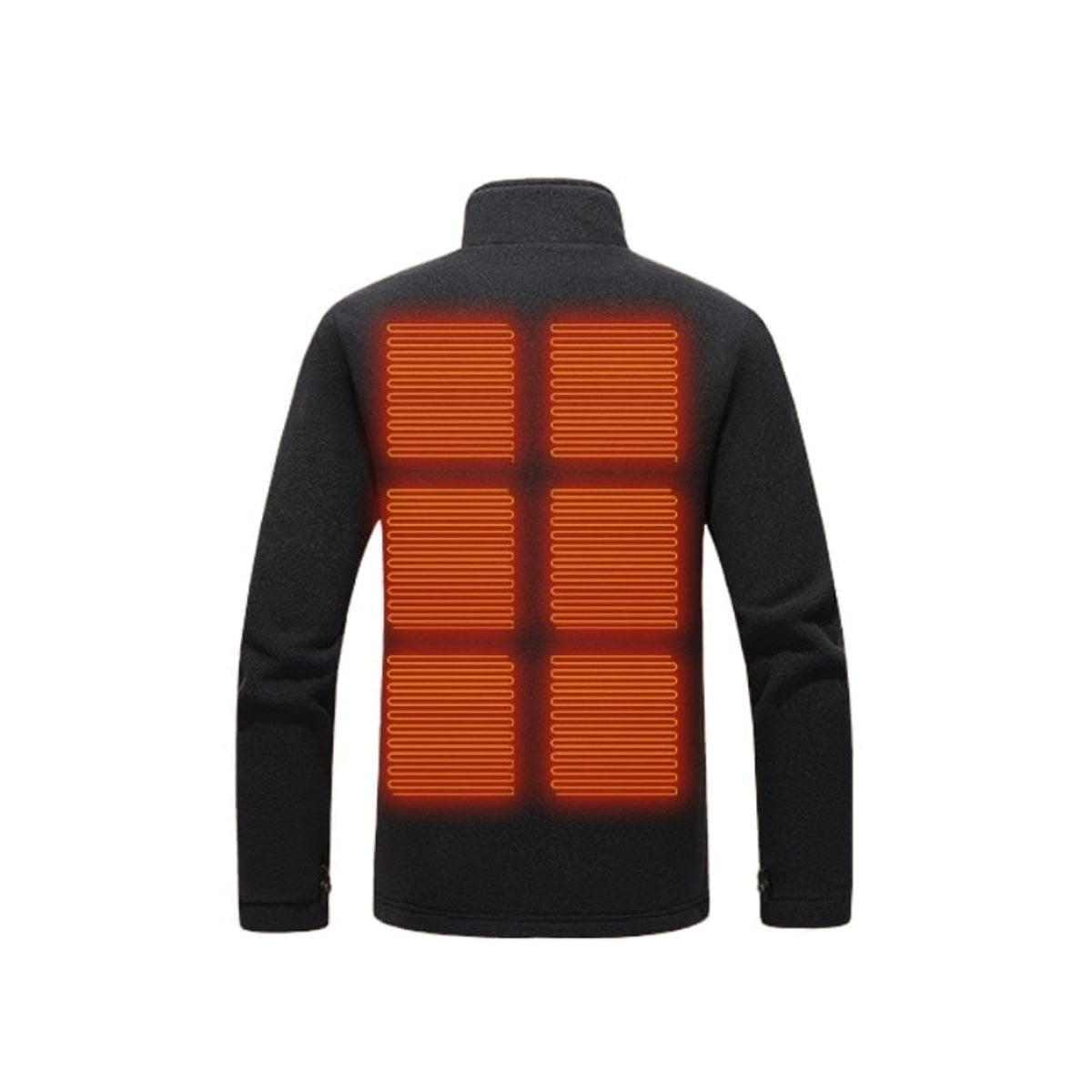 Women's Heated Fleece Jacket With USB Zip Front And Stand Collar Lightweight Warmth For Winter - Image 2