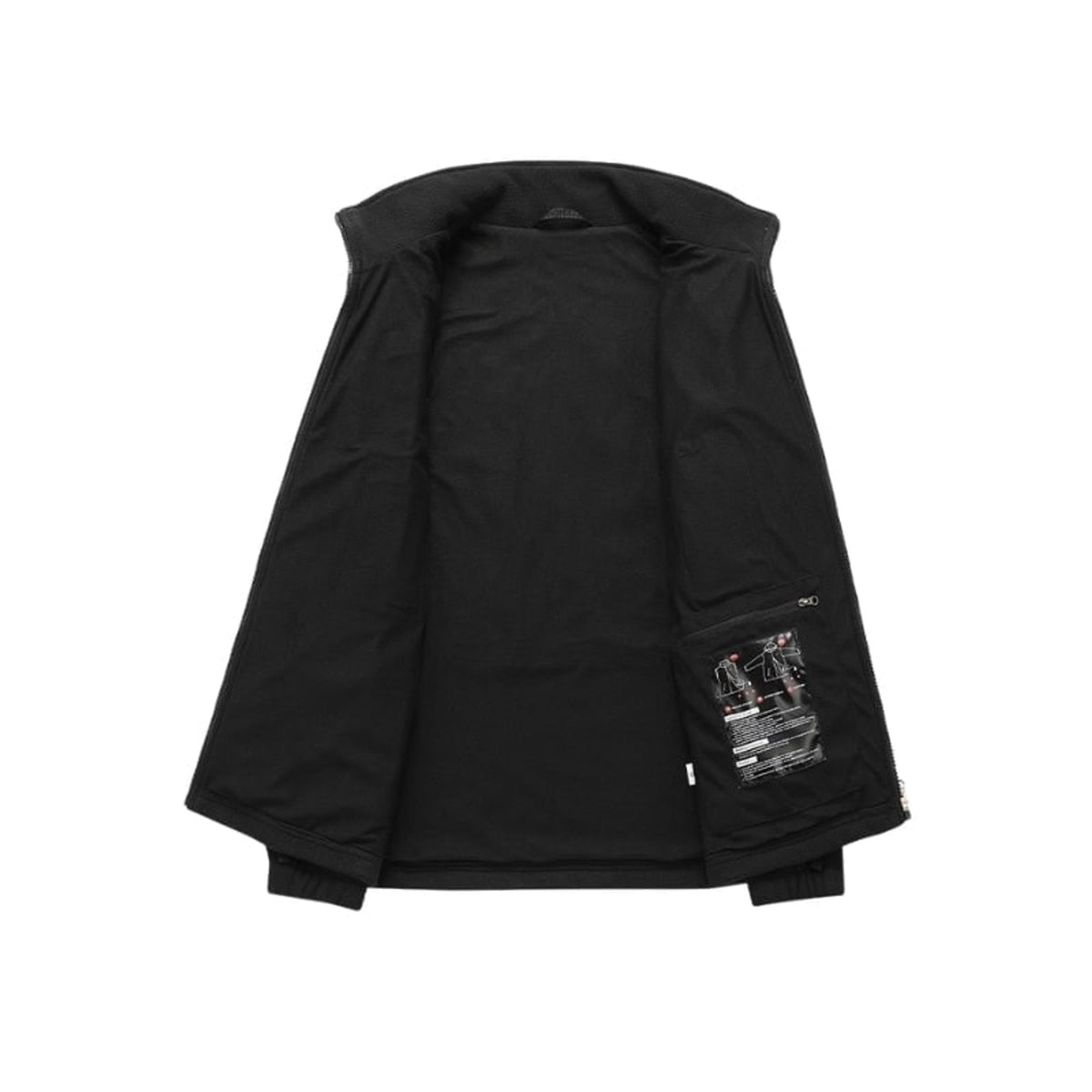 Women's Heated Fleece Jacket With USB Zip Front And Stand Collar Lightweight Warmth For Winter - Image 4