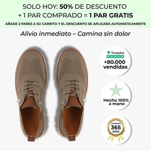 Zapatos Ortopédicos FlexiForm™ Marrón