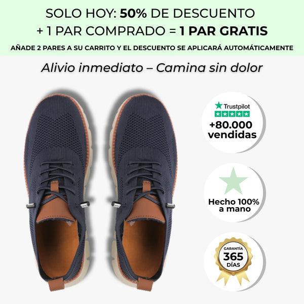 Zapatos Ortopédicos FlexiForm™ Azules