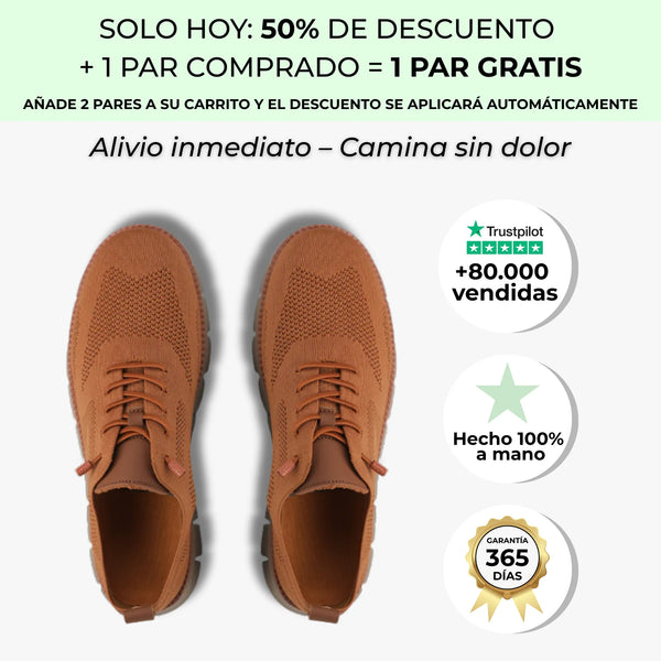 Zapatos Ortopédicos FlexiForm™ Naranjas
